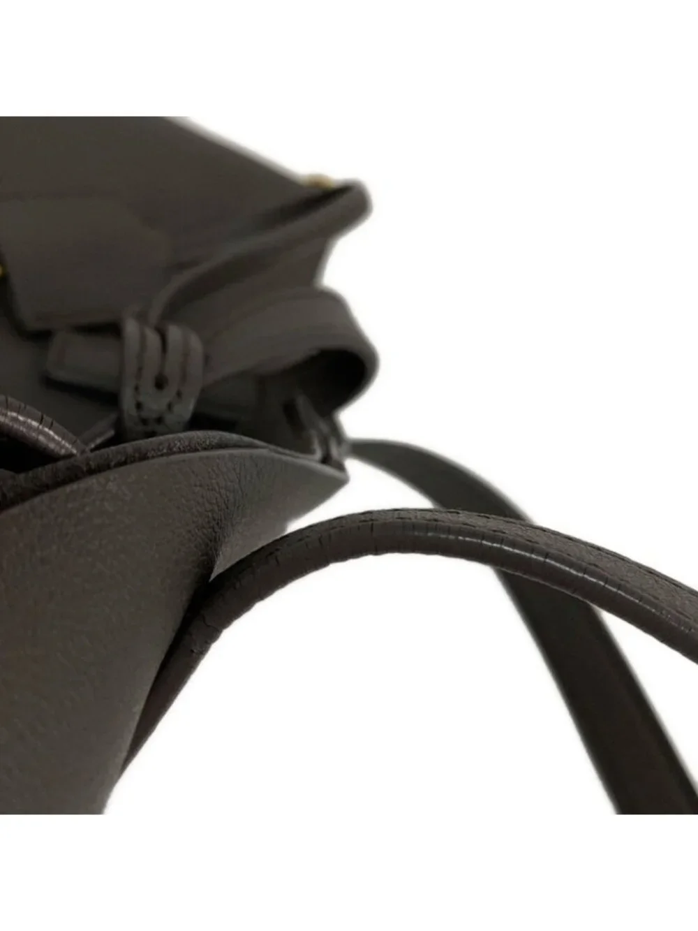 Saint Laurent Paris Tote Toy Shopping Dark Gray Leather - Picture 11 of 12